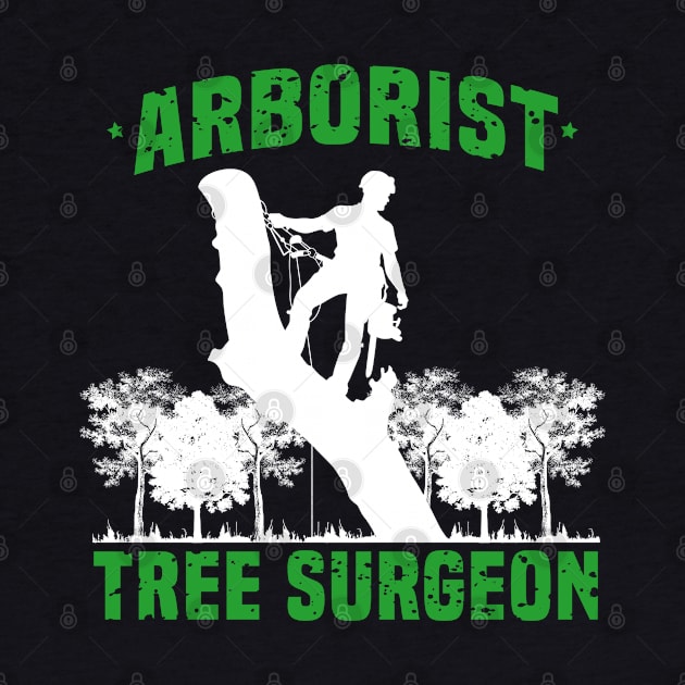 Arborist Tree Surgeon climber groundskeepers gift idea present by MARESDesign